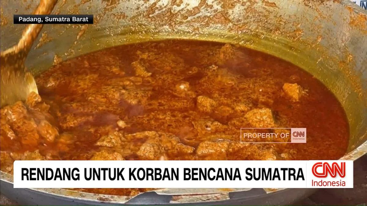 VIDEO: Rendang untuk Korban Bencana Sumatra