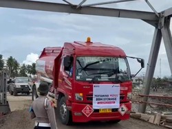 Jembatan Teupin Mane Dibuka, BBM Mulai Disalurkan ke Bireuen Aceh