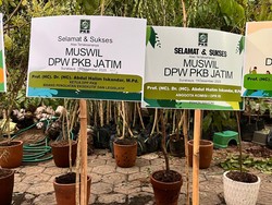 Muswil PKB Jatim Tanpa Karangan Bunga, Diganti dengan Bibit Pohon