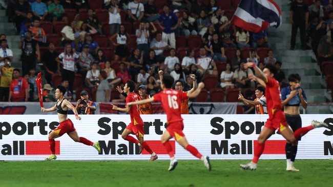 Timnas Vietnam U-23 mengalahkan Thailand pada laga final cabang olahraga sepak bola SEA Games 2025 di Stadion Rajamangala, Bangkok, Kamis (18/12) malam.