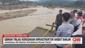 VIDEO: Gibran Tinjau Kerusakan Infrastruktur Akibat Banjir