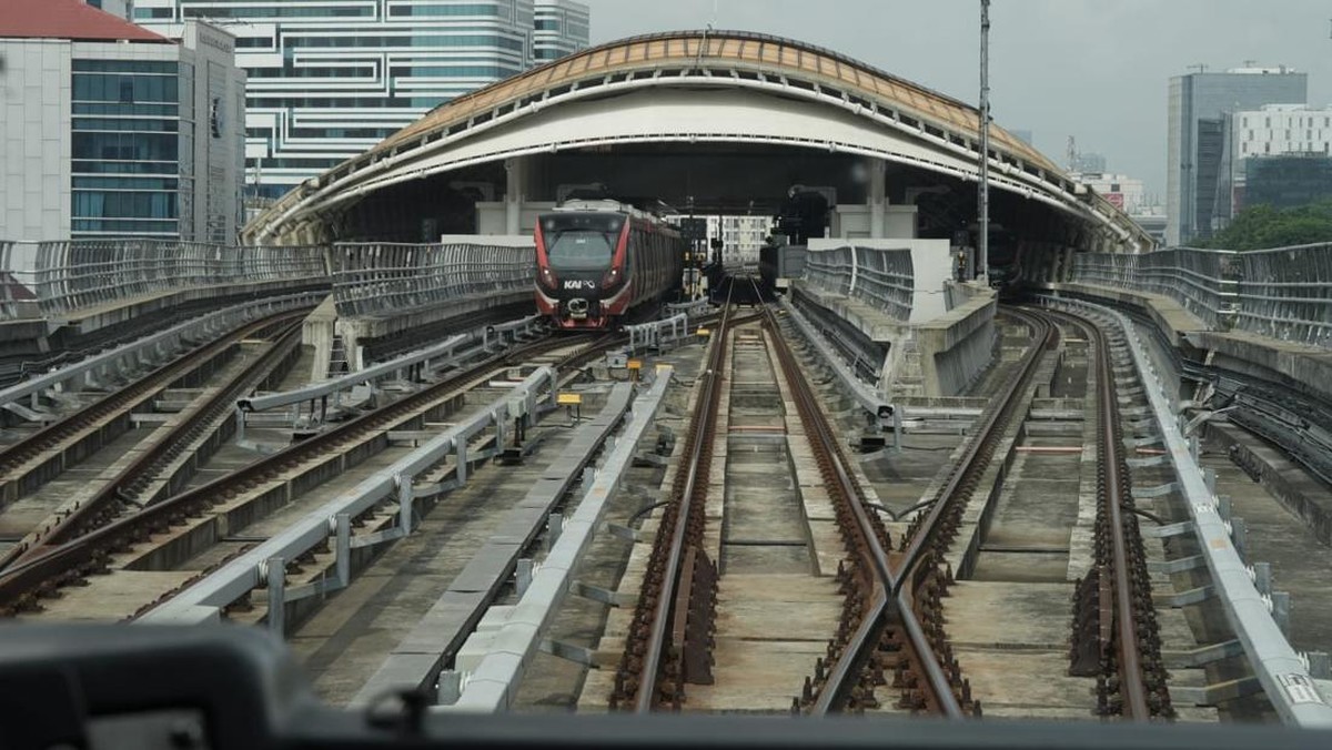 LRT Cetak Rekor, Tembus 3 Juta Penumpang Sebulan