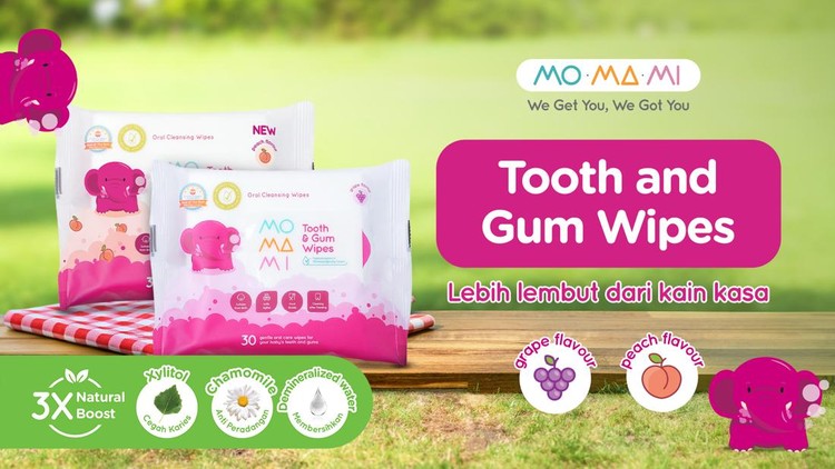MOMAMI Tooth & Gum Wipes