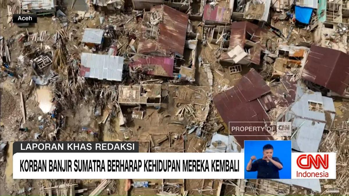 VIDEO: Korban Banjir Sumatra Berharap Kehidupan Kembali Normal