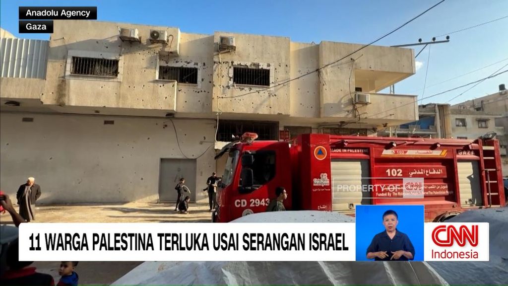 VIDEO: 11 Warga Palestina Terluka Usai Serangan Israel