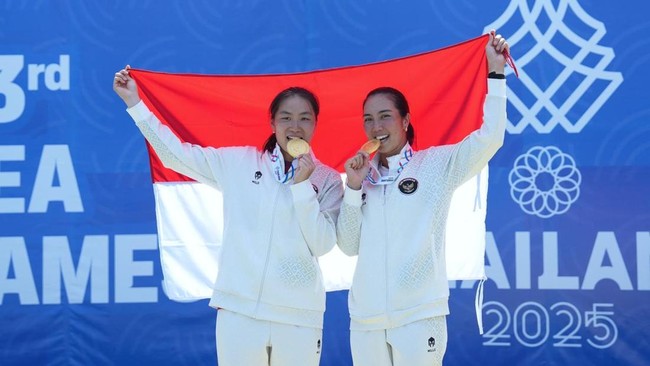 Kontingen Indonesia mengumpulkan 85 emas dan kukuh di peringkat kedua klasemen SEA Games 2025 hingga Jumat (19/12) siang.