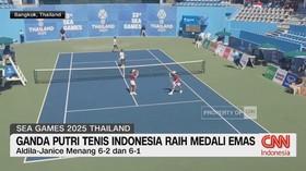 VIDEO: Ganda Putri Tenis Indonesia Raih Medali Emas