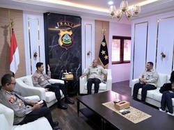 Kapolda Bali Terima Tim Kantor Staf Presiden Jelang Nataru