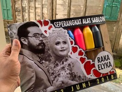 Viral! Pengantin Pria Beri Maskawin Tak Biasa, Alat Sablon & Uang Rp77 Ribu