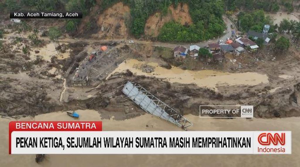 VIDEO: Pekan Ketiga, Sejumlah Wilayah Sumatra Masih Memprihatinkan