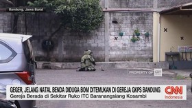 VIDEO: Jelang Natal Benda Diduga Bom Ditemukan di Gereja GKPS Bandung