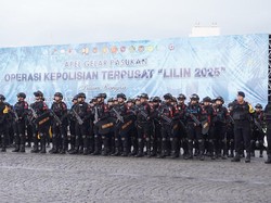 Apel Operasi Lilin 2025 di Monas, 146 Ribu Personel Gabungan Amankan Nataru