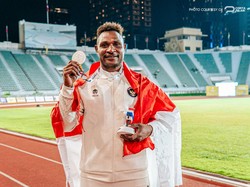 Senangnya Silafanus Ndiken Bawa Pulang Perak SEA Games 2025