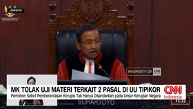 VIDEO: MK Tolak Uji Materi Dua Pasal di UU Tipikor