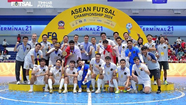 Timnas Futsal Indonesia menguasai Asia Tenggara dalam satu tahun terakhir setelah skuad U-16 juara Piala AFF Futsal U-16 2025 di Thailand.