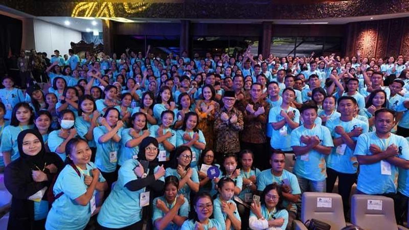 Puncak peringatan International Migrant Day 2025 ditandai dengan pelepasan 1.035 pekerja migran Indonesia terampil ke berbagai negara tujuan