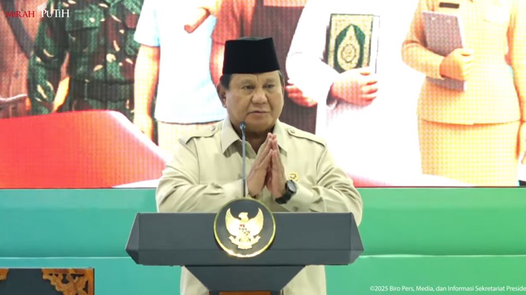 Prabowo soal Bencana Sumatra: Kita Hadapi dengan Kompak