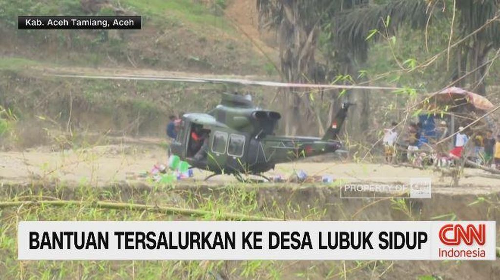 VIDEO: Pascabanjir Aceh, Desa Lubuk Sidup Mulai Terima Bantuan