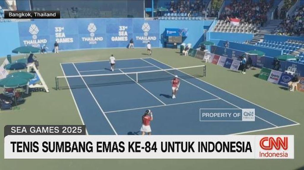 VIDEO: Ganda Putri Tenis Sumbang Emas ke-84 Indonesia