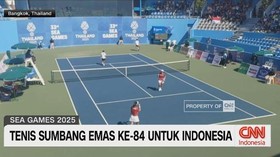 VIDEO: Ganda Putri Tenis Sumbang Emas ke-84 Indonesia
