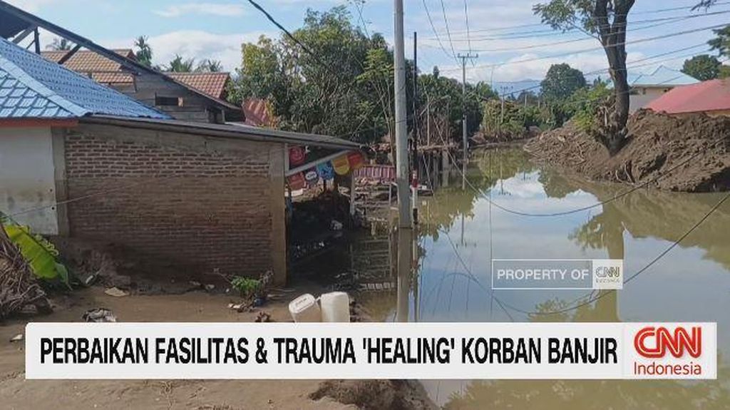 VIDEO: Perbaikan Fasilitas dan Trauma 'Healing' Korban Banjir