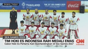 VIDEO: Sejarah Baru, Hoki Es Indonesia Raih Emas SEA Games 2025