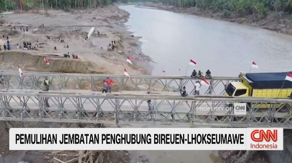 VIDEO: Jembatan Teupin Reudep Rampung, Jalur Nasional Kembali Dibuka