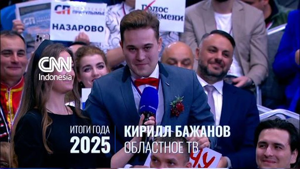 Momen Jurnalis Rusia Lamar Pacarnya di Konpers Putin