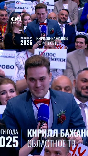 Momen Jurnalis Rusia Lamar Pacarnya di Konpers Putin