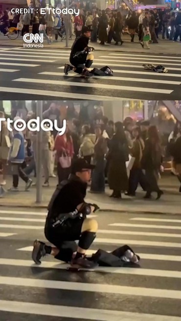 Detik-detik Teror Pria dengan Pisau di Pusat Kota Taipei, 3 Tewas