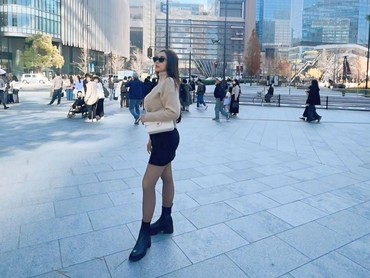 Potret Liburan Aura Kasih di Tengah Gosip Miring