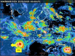 Bibit Siklon 93S Diprediksi Meningkat Jadi Siklon, Ini Daftar Daerah Terdampak