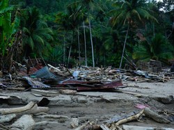 Kampung Kute Reje Aceh Tengah Rata dengan Tanah Disapu Banjir