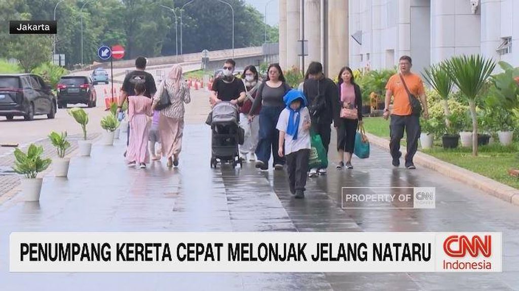 VIDEO: Libur Nataru, Penumpang Kereta Cepat Whoosh Terus Meningkat