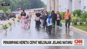 VIDEO: Libur Nataru, Penumpang Kereta Cepat Whoosh Terus Meningkat
