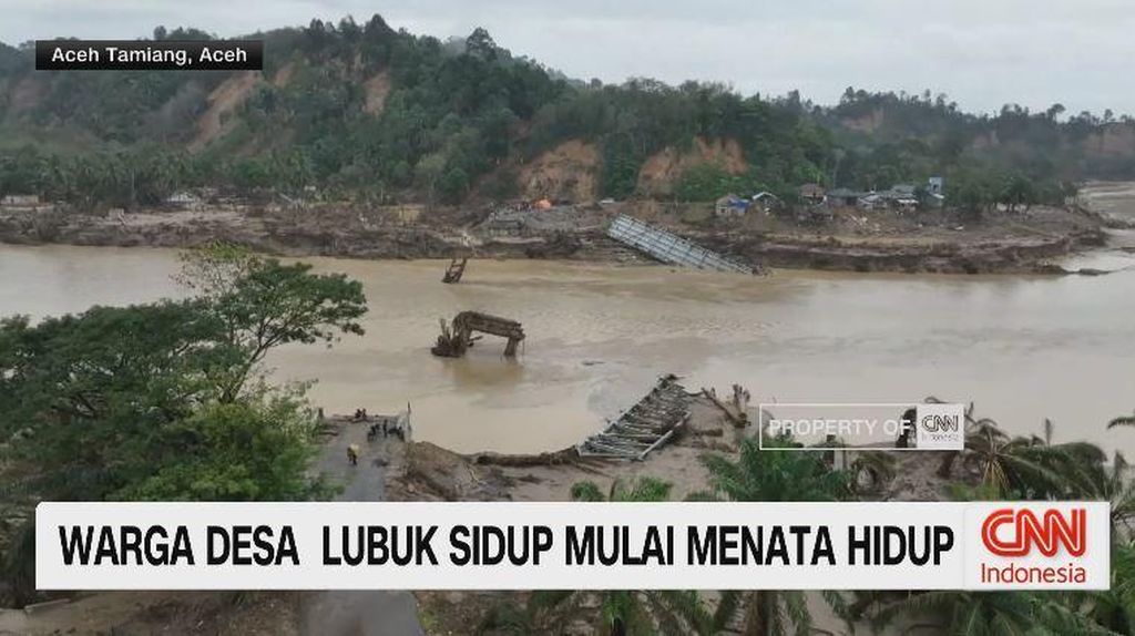 VIDEO: Desa Rusak Parah, Warga Desa Lubuk Sidup Mulai Menata Hidup