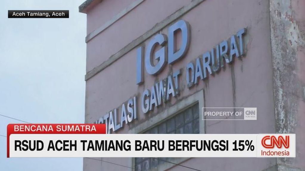 VIDEO: RSUD Aceh Tamiang Baru Berfungsi 15%