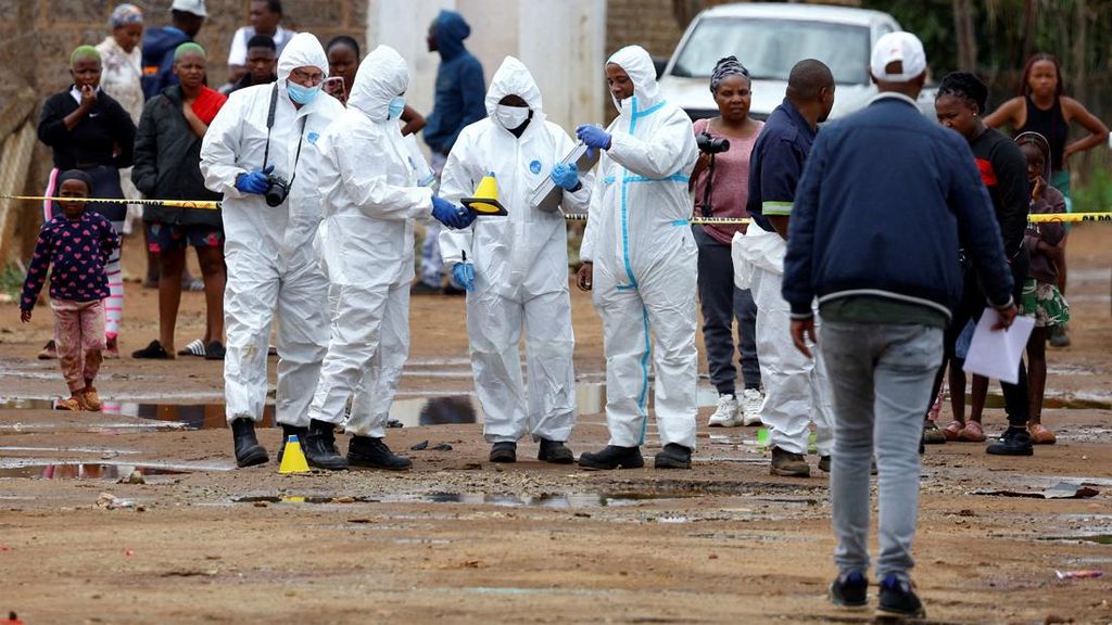 FOTO: Penampakan TKP Penembakan Massal di Johannesburg Afsel