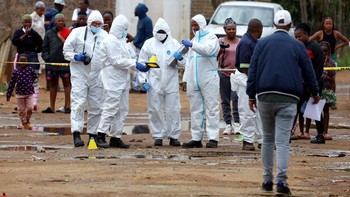 FOTO: Penampakan TKP Penembakan Massal di Johannesburg Afsel