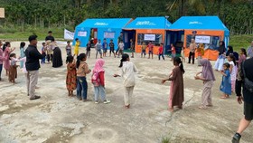 BNI Salurkan Seragam Sekolah dan Bantuan Trauma Healing di Aceh
