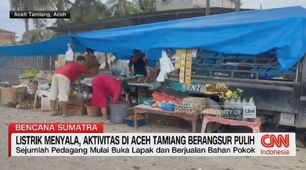 VIDEO: Listrik Menyala, Aktivitas di Aceh Tamiang Berangsur Pulih