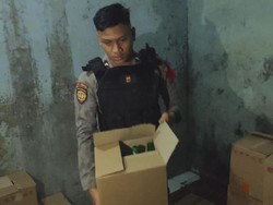 Selamatkan Warga, Polisi Ciamis Sita 1.286 Miras Jelang Nataru