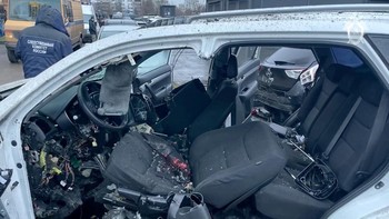 FOTO: Ledakan Bom Mobil di Moskow Tewaskan Jenderal Rusia