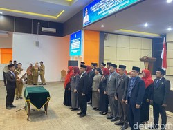 Walkot Parepare Tasming Lantik 22 Pejabat-Dewas PAM, Ini Daftarnya