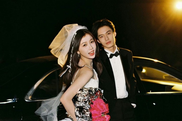 Foto 'Pernikahan' Esther Yu dan He Yu yang Viral