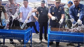 Bupati Pasuruan Apresiasi Kinerja Bea Cukai Berantas Komoditas Ilegal