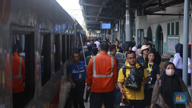 3,4 Juta Pemudik Naik Kereta Api, Stasiun Ini Jadi Titik Terpadat
