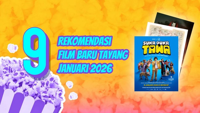 INFOGRAFIS: Jadwal Tayang 9 Rekomendasi Film Baru Januari 2026