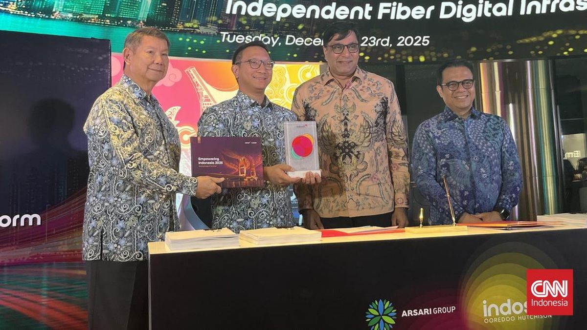 Arsari Group-Indosat Sepakat Bentuk Perusahaan Serat Optik Rp14,6 T