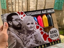 Mahar Unik Pernikahan di Bojonegoro: Alat Sablon-Uang Rp 77 Ribu